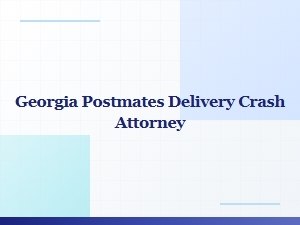 Georgia Postmates Delivery Crash Attorney